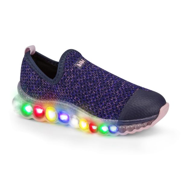 Pantofi Sport Led BIBI Roller Celebration Navy Lurex