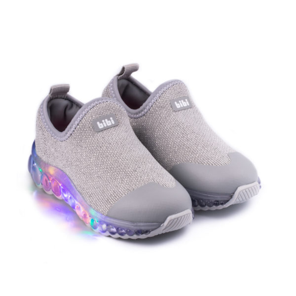 Pantofi Sport LED Bibi Roller Celebration Lurex/Silver