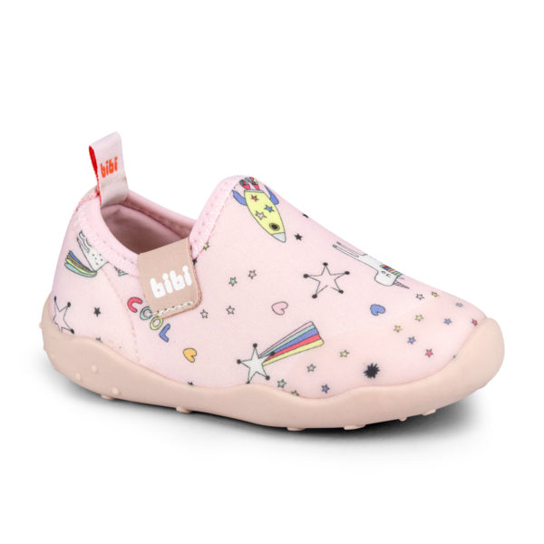 Pantofi Fete Bibi FisioFlex 4.0 Happy Place Camelia Lycra