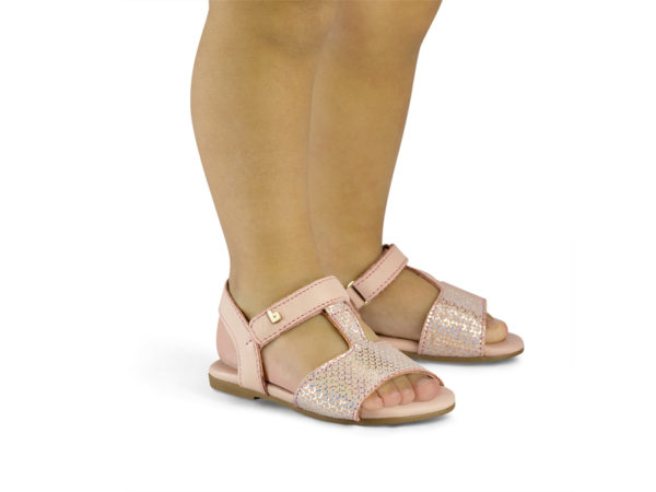 Sandale Fete Bibi Baby Birk Mini Camelia Glow