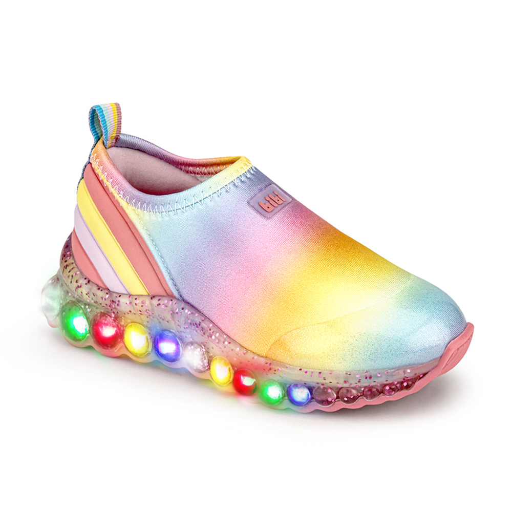 Pantofi Sport LED Bibi Roller Celebration Rainbow
