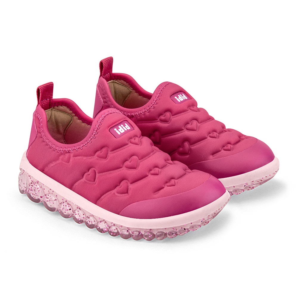 Pantofi Sport Fete Bibi Roller 2.0 Pink Hearts