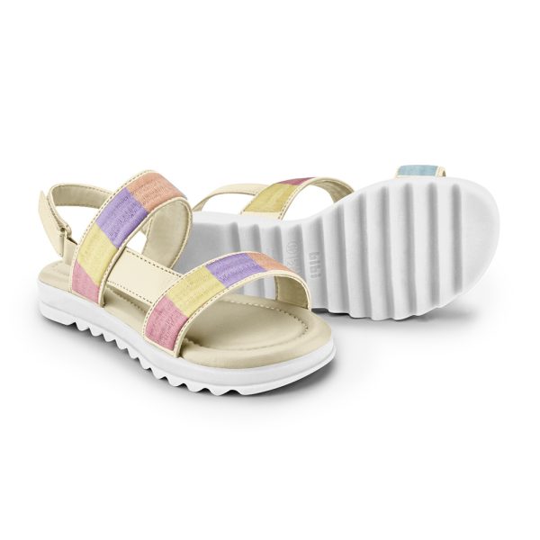 Sandale Fete Bibi Flat Form II Pastel