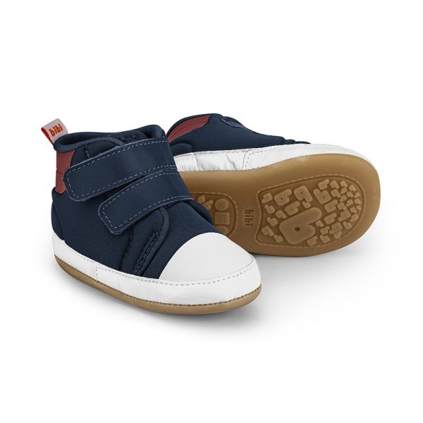 Ghetute Unisex Bibi Afeto Joy Azul cu Velcro